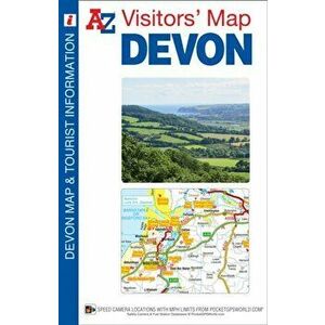 Devon Visitors Map. 9 Revised edition, Sheet Map - Geographers' A-Z Map Company imagine