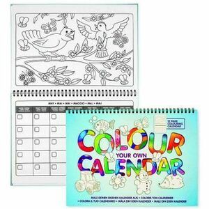 Carte de colorat - Calendarul meu imagine