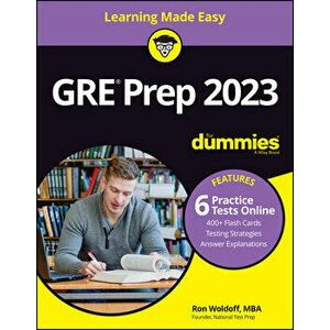 GRE Prep 2023 For Dummies with Online Practice 11th Edition, Paperback - R Woldoff imagine