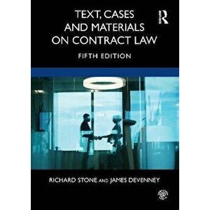 Text, Cases and Materials on Contract Law. 5 ed, Paperback - James Devenney imagine