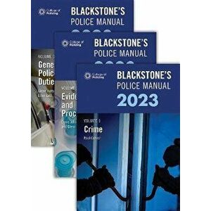 Blackstone's Police Manuals Three Volume Set 2023 - Paul Connor imagine