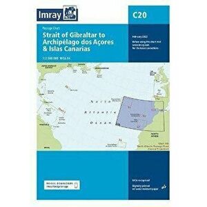 Imray Chart C20. Strait of Gibraltar to Archipelago dos Acores & Islas Canarias Passage Chart, New ed, Sheet Map - Imray imagine