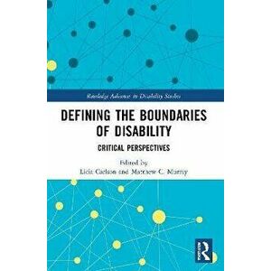 Defining the Boundaries of Disability. Critical Perspectives, Paperback - *** imagine