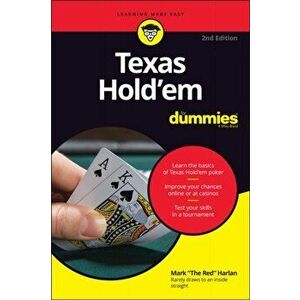 Texas Hold'em For Dummies, 2nd Edition, Paperback - M Harlan imagine