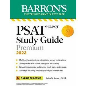 PSAT/NMSQT Study Guide, 2023: 4 Practice Tests + Comprehensive Review + Online Practice. Second Edition, Paperback - Brian W., M.Ed. Stewart imagine