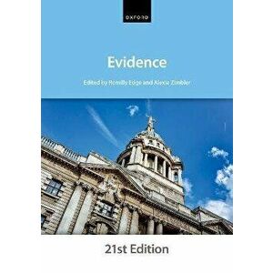 Evidence. 21 Revised edition, Paperback - The City Law School imagine