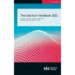 The Solicitor's Handbook 2022. New ed, Paperback - Robert Forman imagine