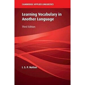 Learning Vocabulary in Another Language. 3 Revised edition, Paperback - *** imagine