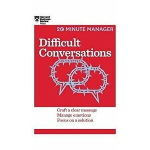 Difficult Conversations (HBR 20-Minute Manager Series), Hardcover - *** imagine