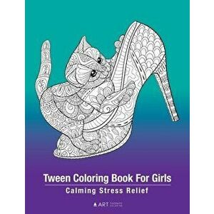 Tween Coloring Book For Girls: Calming Stress Relief: Colouring Pages For Relaxation, Preteens, Ages 8-12, Detailed Zendoodle Drawings, Relaxing Art - imagine