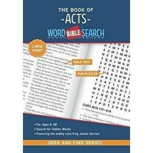 The Book of Acts: Bible Word Search (Large Print), Paperback - *** imagine