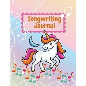 Songwriting Journal: Cute Music Composition Manuscript Paper for Little Musicians and Music Lovers - Note and Lyrics writing Staff Paper - - Adil Dais imagine