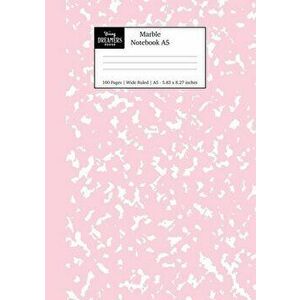 Marble Notebook A5: Pastel Pink Marble Wide Ruled Journal, Paperback - *** imagine