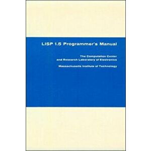 LISP 1.5 Programmer's Manual, Paperback - John McCarthy imagine