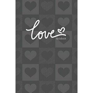 Love Notebook, Blank Write-in Journal, Dotted Lines, Wide Ruled, Medium (A5) 6 x 9 In (Gray), Paperback - Write Everyday imagine