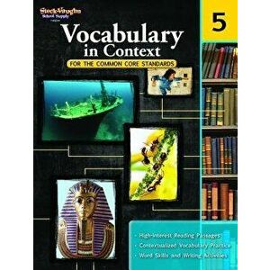Vocabulary in Context for the Common Core Standards: Reproducible Grade 5, Paperback - *** imagine