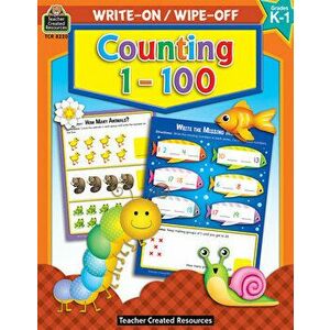 Write-On/Wipe-Off: Counting 1-100, Paperback - *** imagine