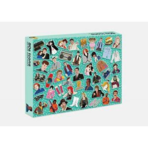 80s Icons: 500-Piece Jigsaw Puzzle, Paperback - Niki Fisher imagine