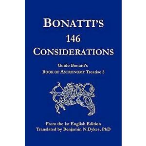 Bonatti's 146 Considerations, Paperback - Guido Bonatti imagine