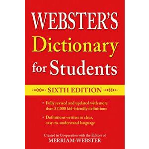 Webster's Dictionary for Students, Sixth Edition, Paperback - *** imagine