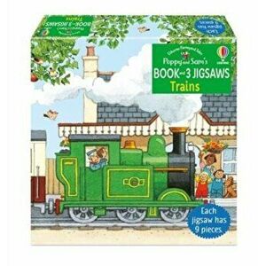 Poppy and Sam's Book and 3 Jigsaws: Trains, Paperback - Heather Amery imagine