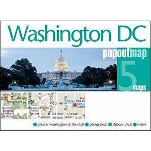 Washington DC PopOut Map, Sheet Map - *** imagine