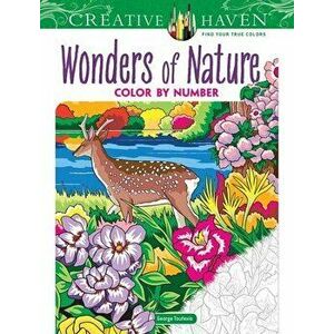 Creative Haven Wonders of Nature Color by Number, Paperback - George Toufexis imagine