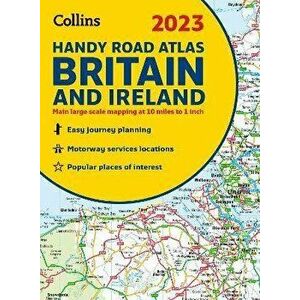 2023 Collins Handy Road Atlas Britain and Ireland. A5 Spiral, New ed, Spiral Bound - Collins Maps imagine