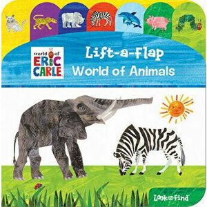 Eric Carle World Of Animals Lift a Flap Look & Find Board, Hardback - P I Kids imagine