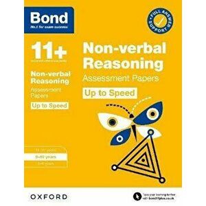 Bond 11+: Bond 11+ Non-verbal Reasoning Up to Speed Assessment Papers with Answer Support 9-10 Years. 1, Paperback - Alison Primrose imagine