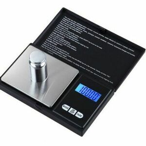 Cantar portabil EDAR®, pentru bijuterii, maxim 200g x 001g, digital, negru imagine