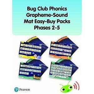 Bug Club Phonics Grapheme-Sound Mat Easy-Buy Packs Phases 2-5 - *** imagine