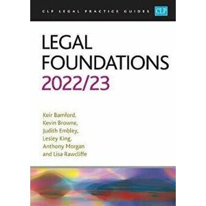 Legal Foundations 2022/2023. Legal Practice Course Guides (LPC), Revised ed, Paperback - Bamford imagine
