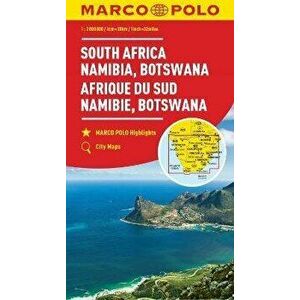 South Africa, Namibia & Botswana Marco Polo Map, Sheet Map - Marco Polo imagine