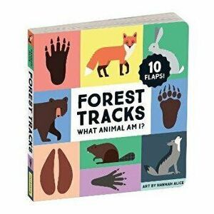 Forest Tracks: What Animal Am I? Lift-the-Flap Board Book, Board book - Mudpuppy imagine