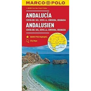 Andalusia, Costa Del Sol, Seville, Cordoba, Granada Marco Polo Map, Sheet Map - Marco Polo imagine