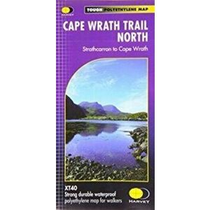 Cape Wrath Trail North XT40. Strathcarron to Cape Wrath, Sheet Map - Harvey Map Services Ltd. imagine