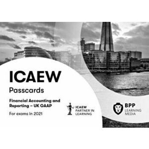 ICAEW Financial Accounting and Reporting UK GAAP. Passcards, Spiral Bound - BPP Learning Media imagine