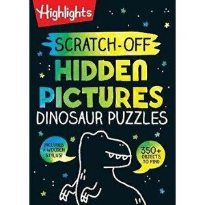 Scratch-Off Hidden Pictures Dinosaur Puzzles, Spiral Bound - *** imagine