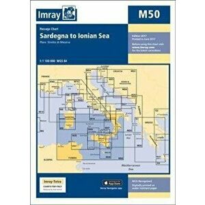 Imray Chart M50. Sardegna to Ionian Sea, New ed, Sheet Map - Imray imagine