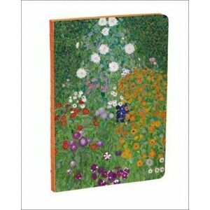 Flower Garden by Gustav Klimt A5 Notebook - Gustav Klimt imagine