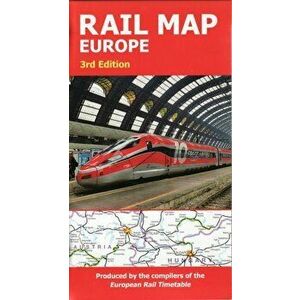 Rail Map Europe. 3rd Edition, Sheet Map - *** imagine