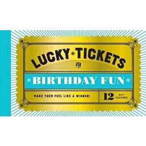Lucky Tickets for Birthday Fun. 12 Gift Coupons - *** imagine