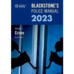 Blackstone's Police Manual Volume 1: Crime 2023, Paperback - *** imagine