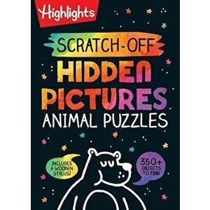 Scratch-Off Hidden Pictures Animal Puzzles, Spiral Bound - *** imagine