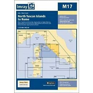 Imray Chart M17. North Tuscan Islands to Rome, New ed, Sheet Map - Imray imagine
