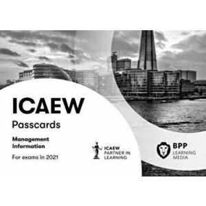 ICAEW Management Information. Passcards, Spiral Bound - BPP Learning Media imagine