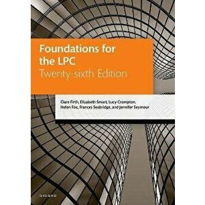 Foundations for the LPC. 26 Revised edition, Paperback - *** imagine