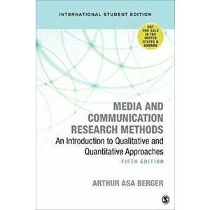 Media and Communication Research Methods - International Student Edition. An Introduction to Qualitative and Quantitative Approaches, 5 Revised editio imagine