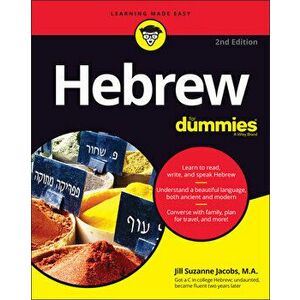 Hebrew For Dummies, 2nd Edition, Paperback - J Jacobs imagine